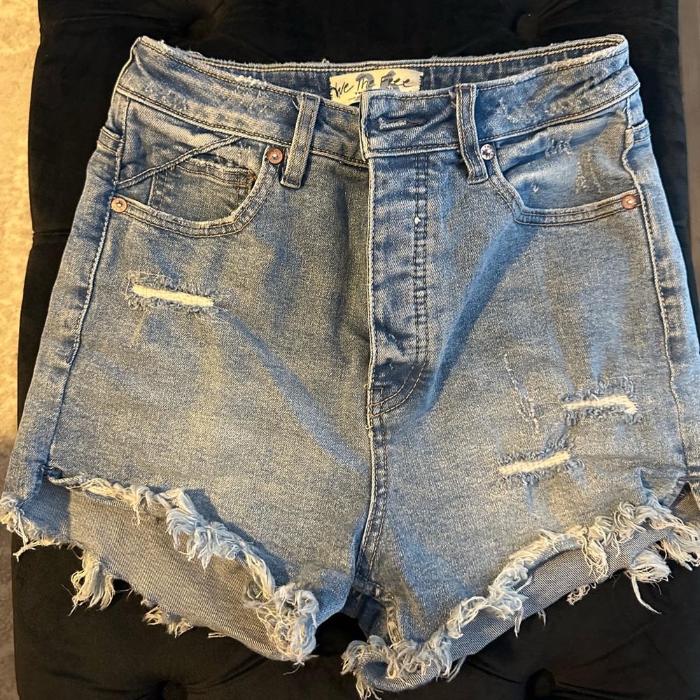 Free People Jean Shorts